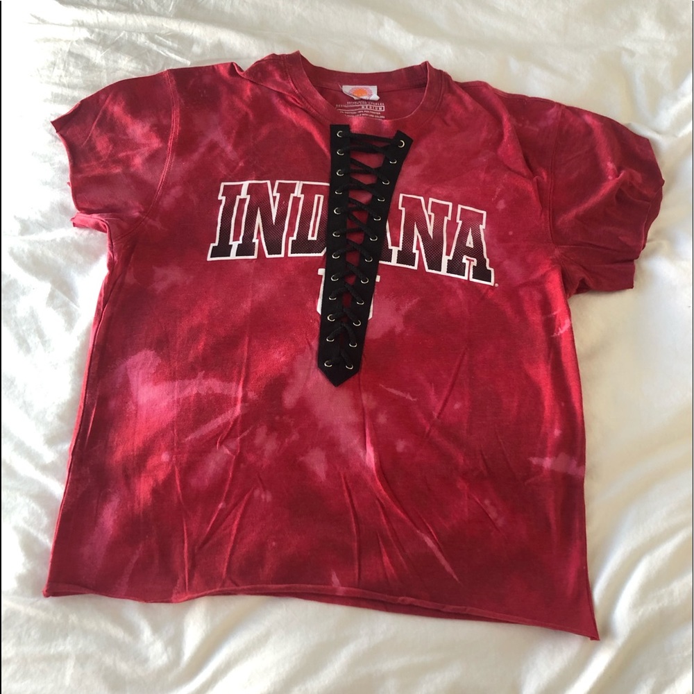 lo + jo Indiana lace up shirt